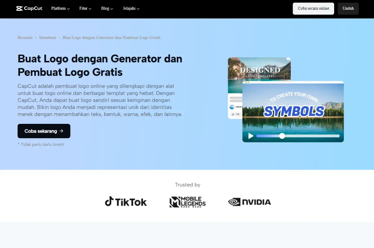 Buat Logo Sendiri Mudah dan Cepat Pakai CapCut
