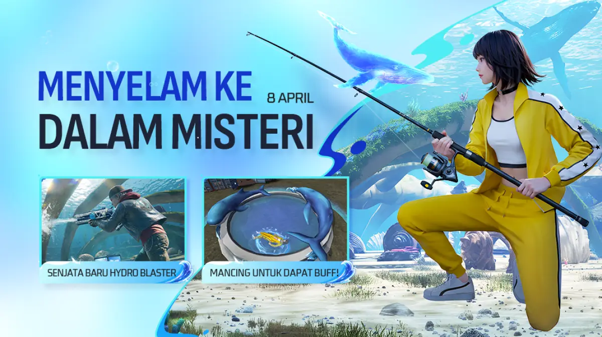 Free Fire Update Terbaru "Misteri Bawah Laut", Hadirkan Fitur, Karakter, dan Hadiah Menarik