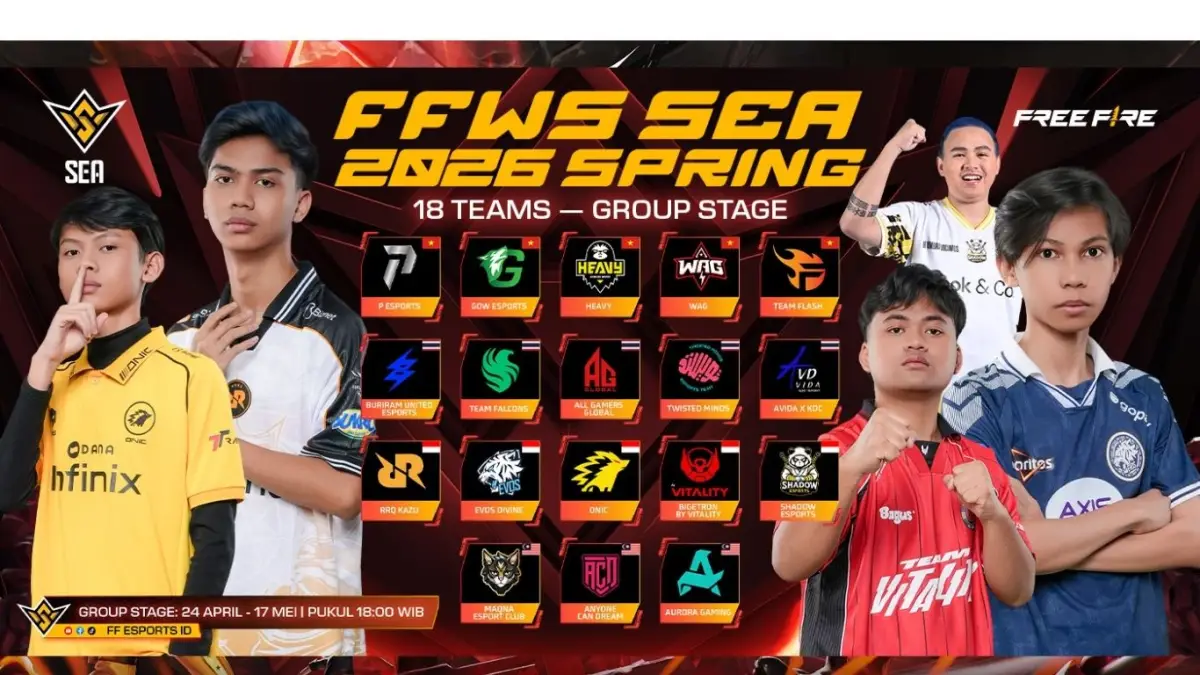 Format Baru FFWS SEA 2026 Spring, Tanpa Ampun, Langsung Gaspol atau Pulang