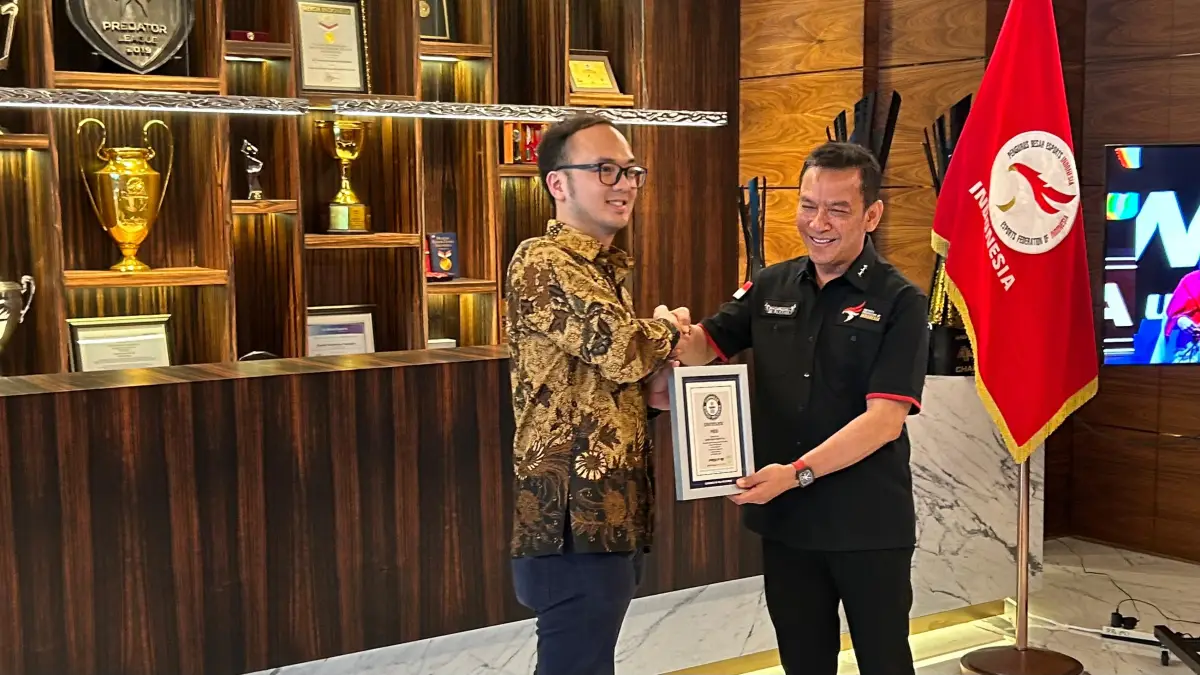 PB ESI Apresiasi Prestasi Timnas MLBB Women dan Rekor Guinness FFWS 2025