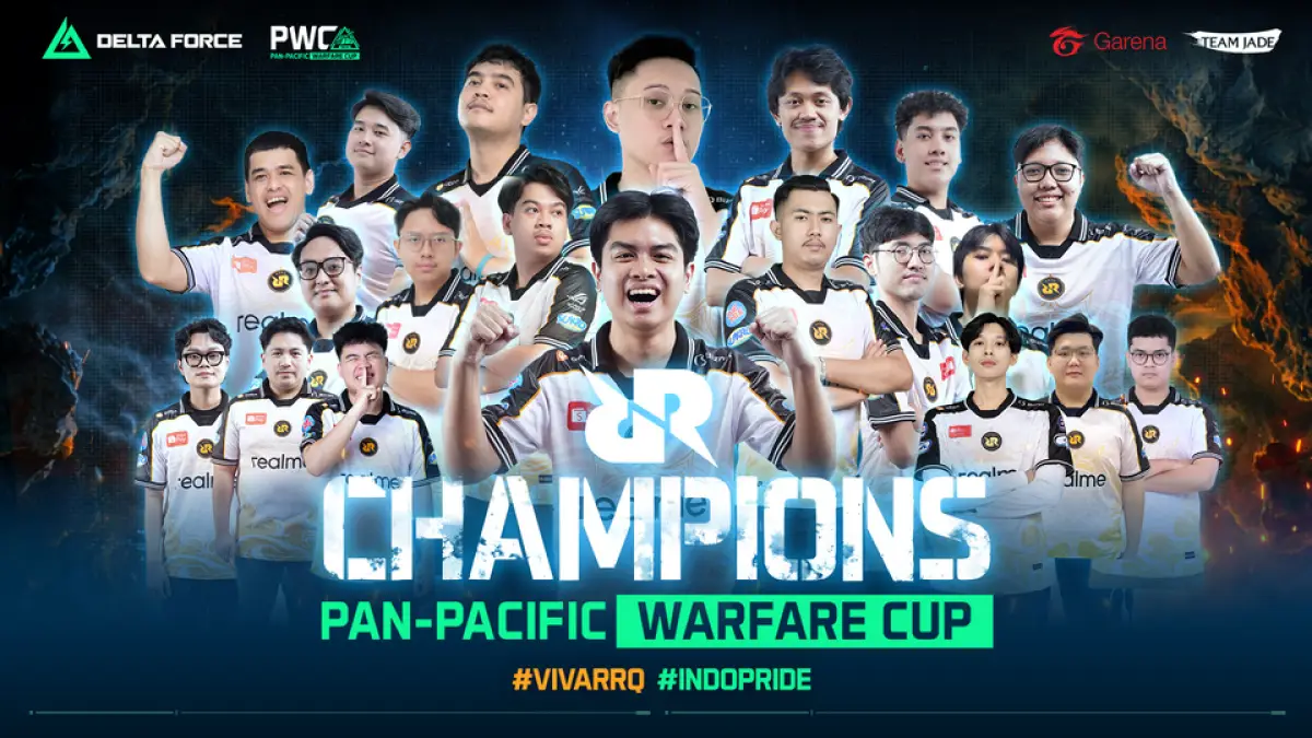 Dominasi Sang Raja, RRQ Angkat Piala Pan-Pacific Warfare Cup 2026 Mode Delta Force