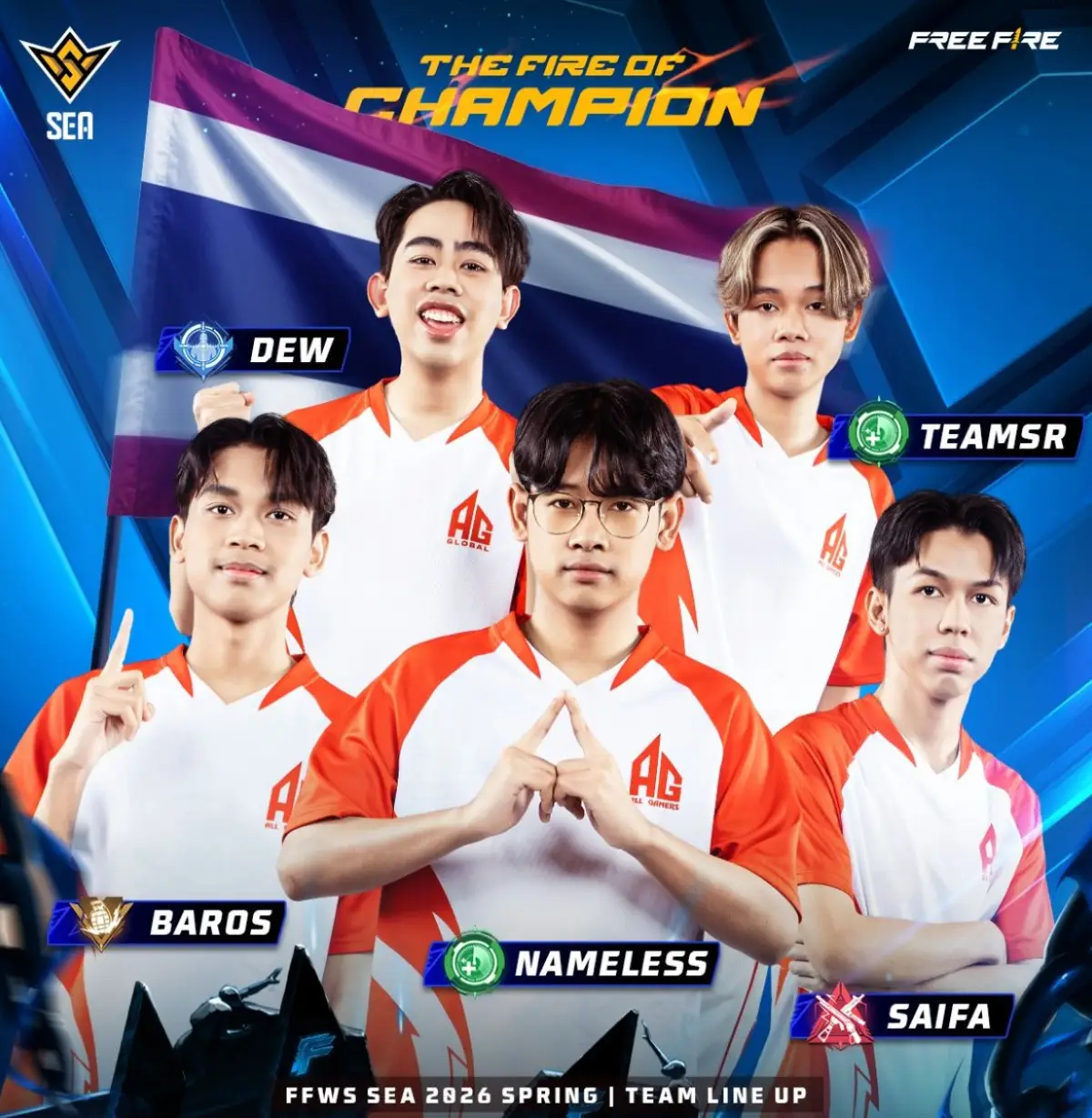 Mengenal 5 Tim Free Fire Thailand Untuk FFWS SEA 2026 Spring, Bisa Jadi Lawan Berat Tim Indonesia!