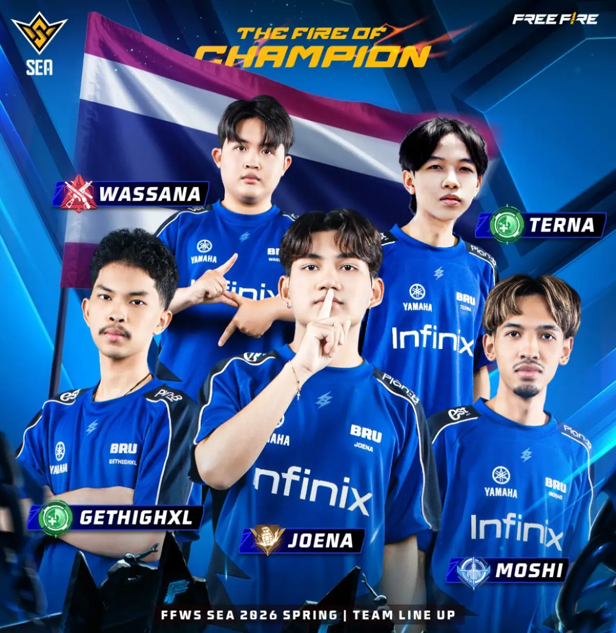 Mengenal 5 Tim Free Fire Thailand Untuk FFWS SEA 2026 Spring, Bisa Jadi Lawan Berat Tim Indonesia!