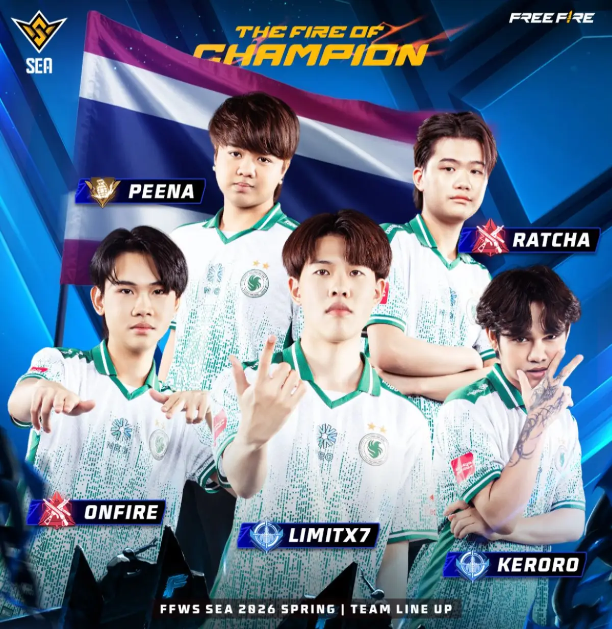 Mengenal 5 Tim Free Fire Thailand Untuk FFWS SEA 2026 Spring, Bisa Jadi Lawan Berat Tim Indonesia!