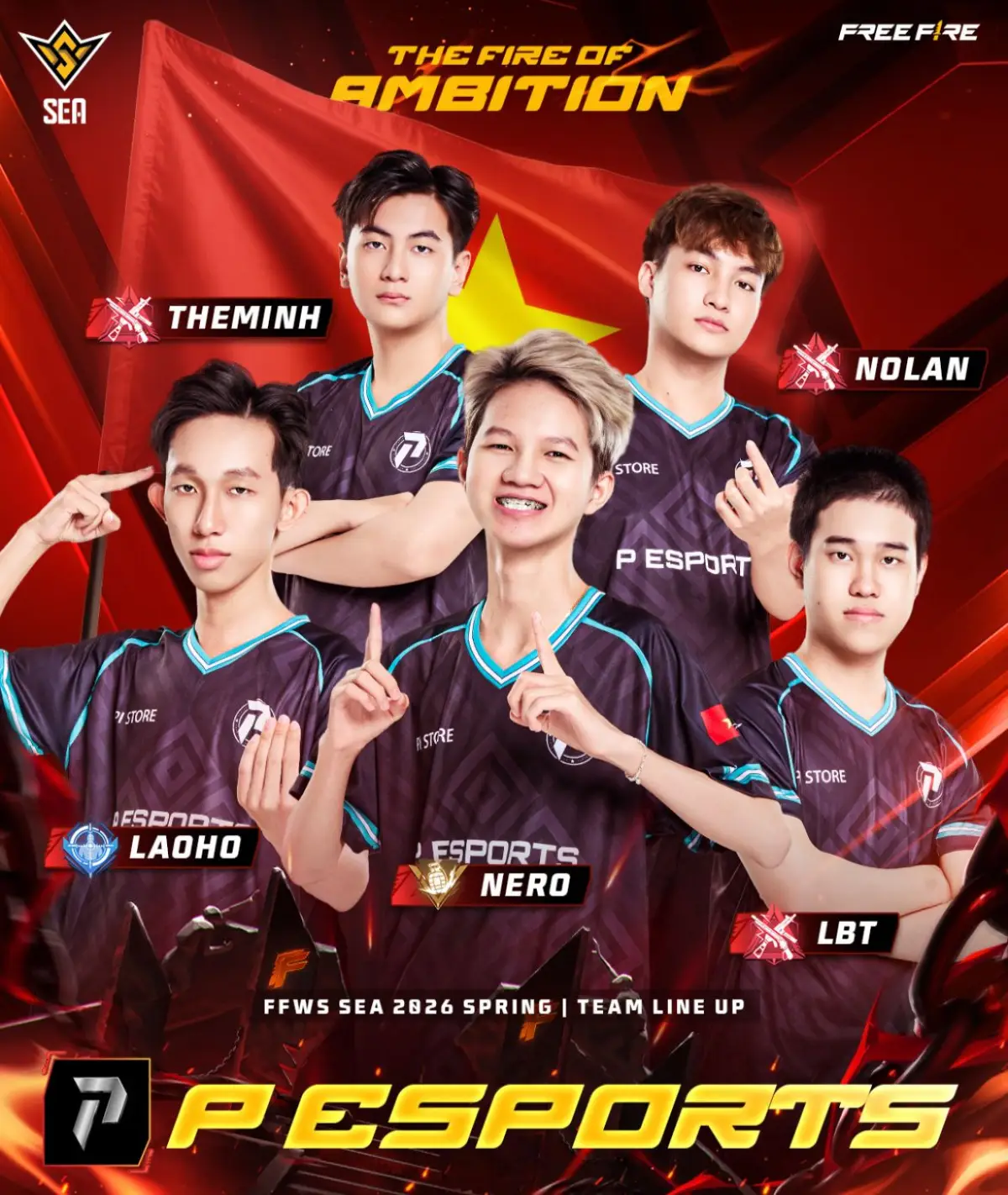 Mengenal 5 Tim Free Fire Vietnam PerwakilanTuan Rumah FFWS SEA 2026 Spring!