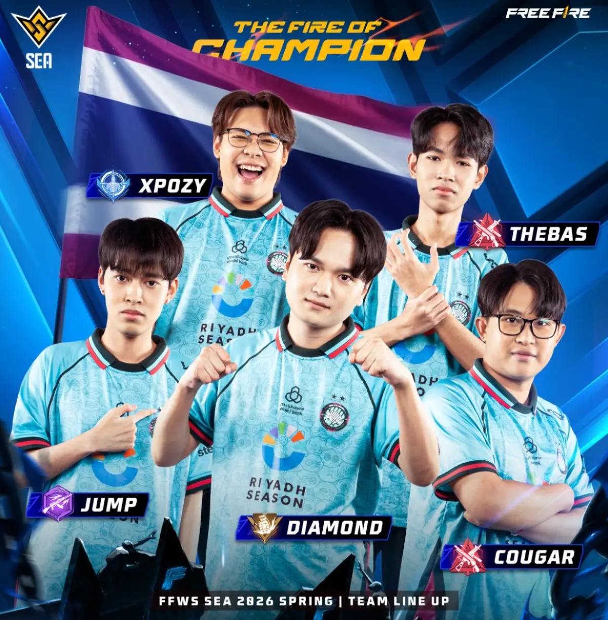 Mengenal 5 Tim Free Fire Thailand Untuk FFWS SEA 2026 Spring, Bisa Jadi Lawan Berat Tim Indonesia!