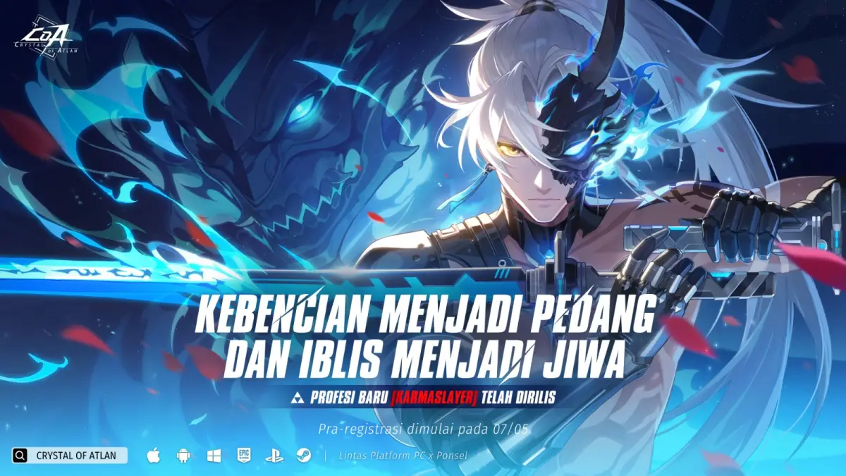 Crystal of Atlan Rayakan Anniversary Kolaborasi Dengan NieR:Automata, Simak Event dan Hadiah Eksklusifnya