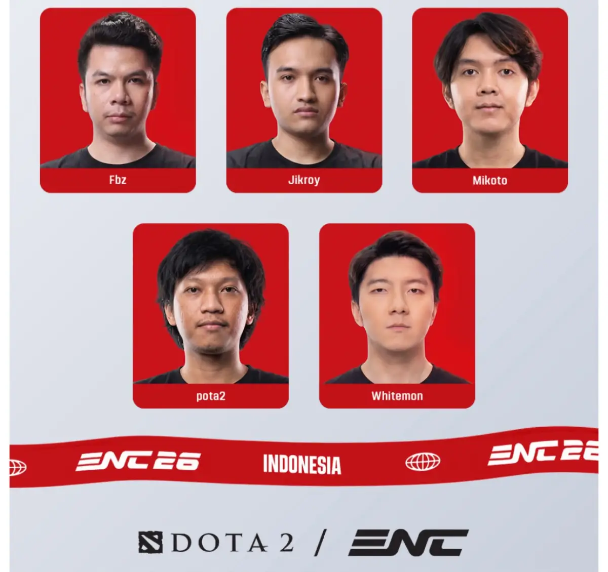 Roster Timnas Indonesia Dota 2 Untuk Esports Nations Cup (ENC) 2026, Ada Whitemon hingga Mikoto