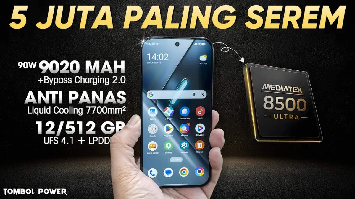 7 HP Gaming 5 Jutaan Terbaik Juli 2026 yang Speknya Gacoan Banget