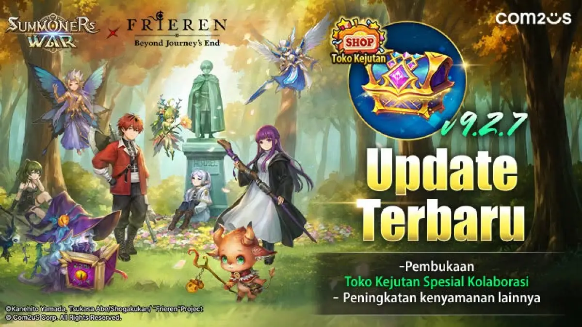 Kolaborasi Summoners War x Frieren Hadirkan Mystical Scroll Gratis Setiap Hari dan Ragam Hadiah Menarik!