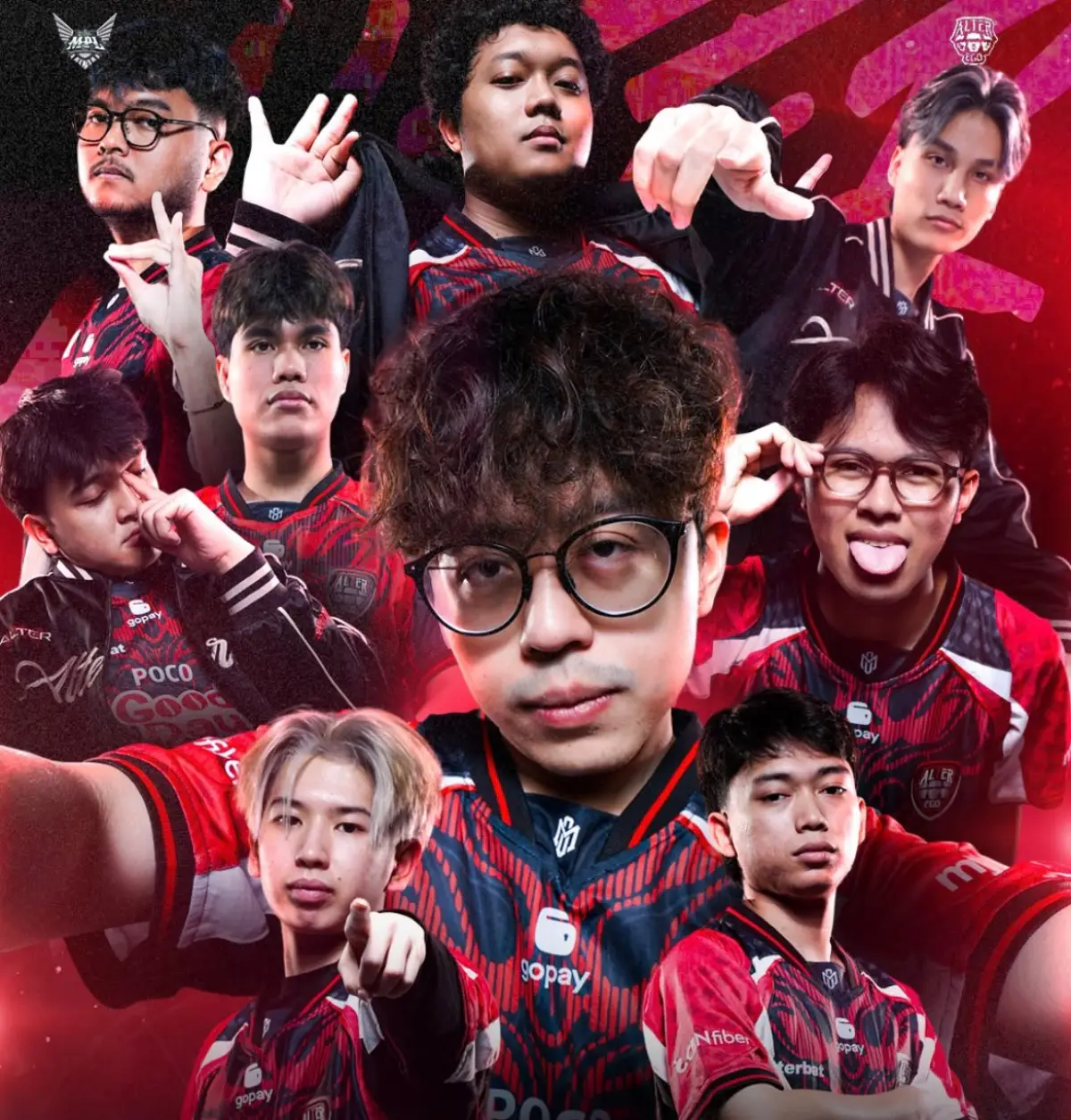 Daftar roster Alter Ego untuk MPL ID Season 18 (FOTO: Instagram.com/@alteregoesports)