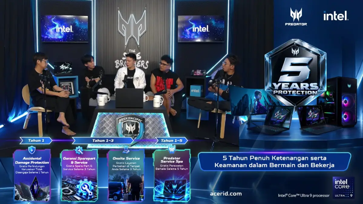 Acer Predator #5TahunSiapTempur Hadirkan Perlindungan 5 Tahun, Promo, Hingga Kegiatan Gaming dan Kreator