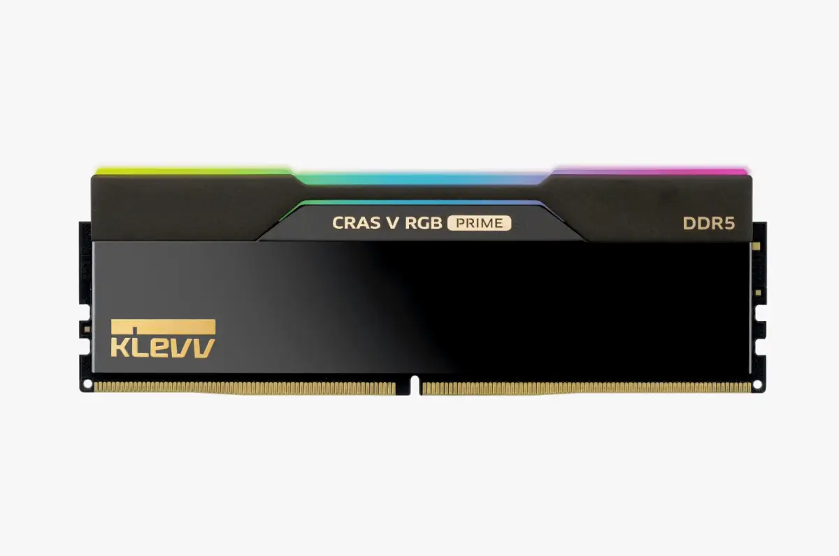 KLEVV Luncurkan CRAS V RGB PRIME DDR5, RAM Gaming dengan Desain Premium dan Performa Tinggi